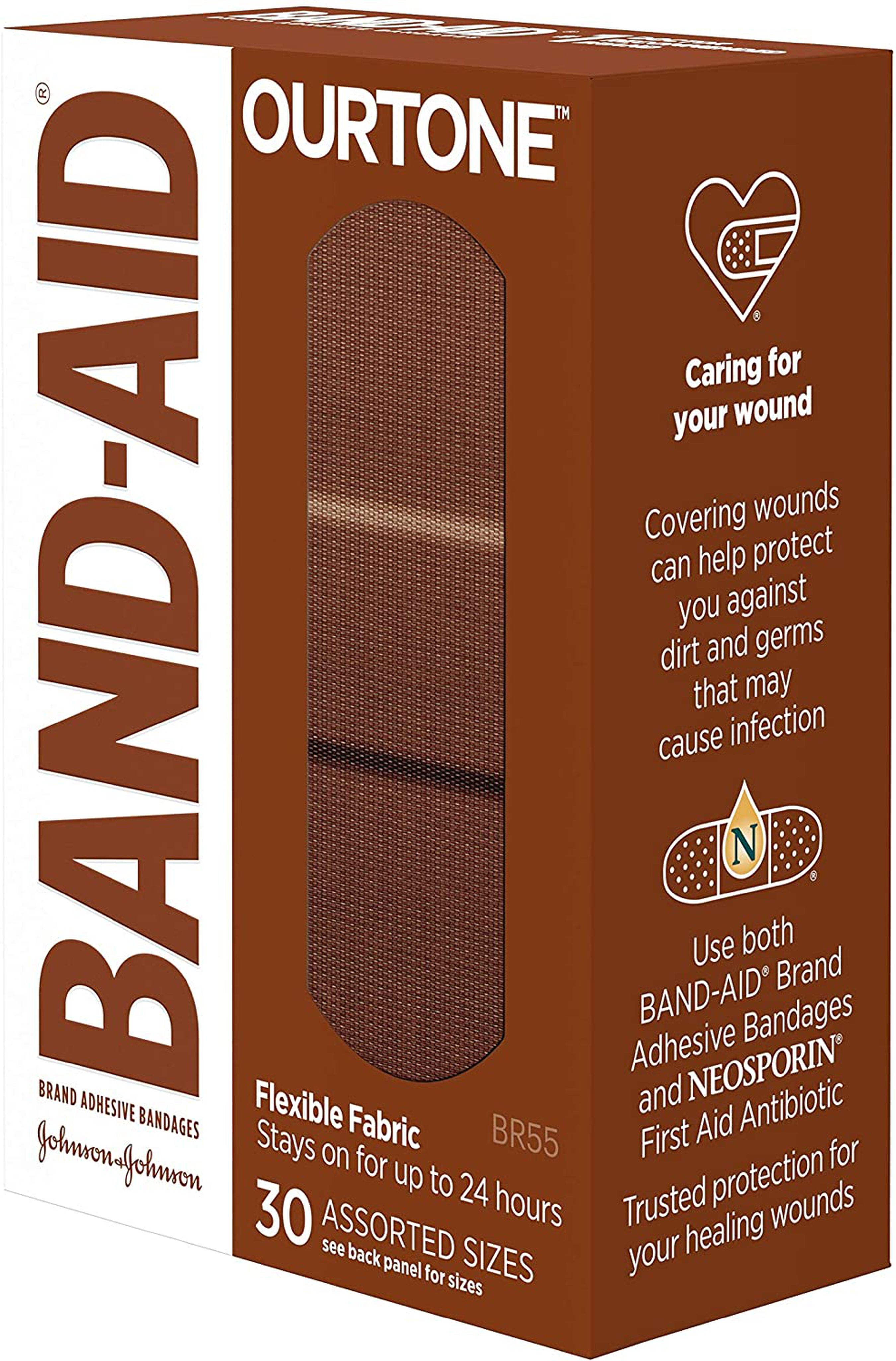 Band-Aid Ourtone Assorted Adhesive Bandages - BR55 - 30ct